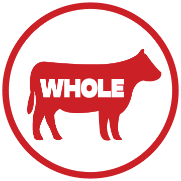 Two cuts of steak on a grill